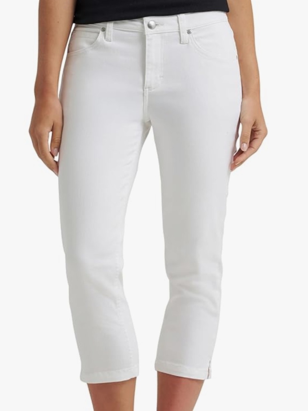 Lee Women’s Capri Jeans in White